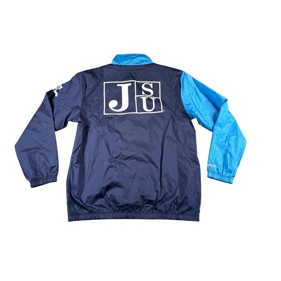 Mitchell Ness Jackson State University Windbreaker Jacket Mens Large JSU Tigers - Picture 2 of 14